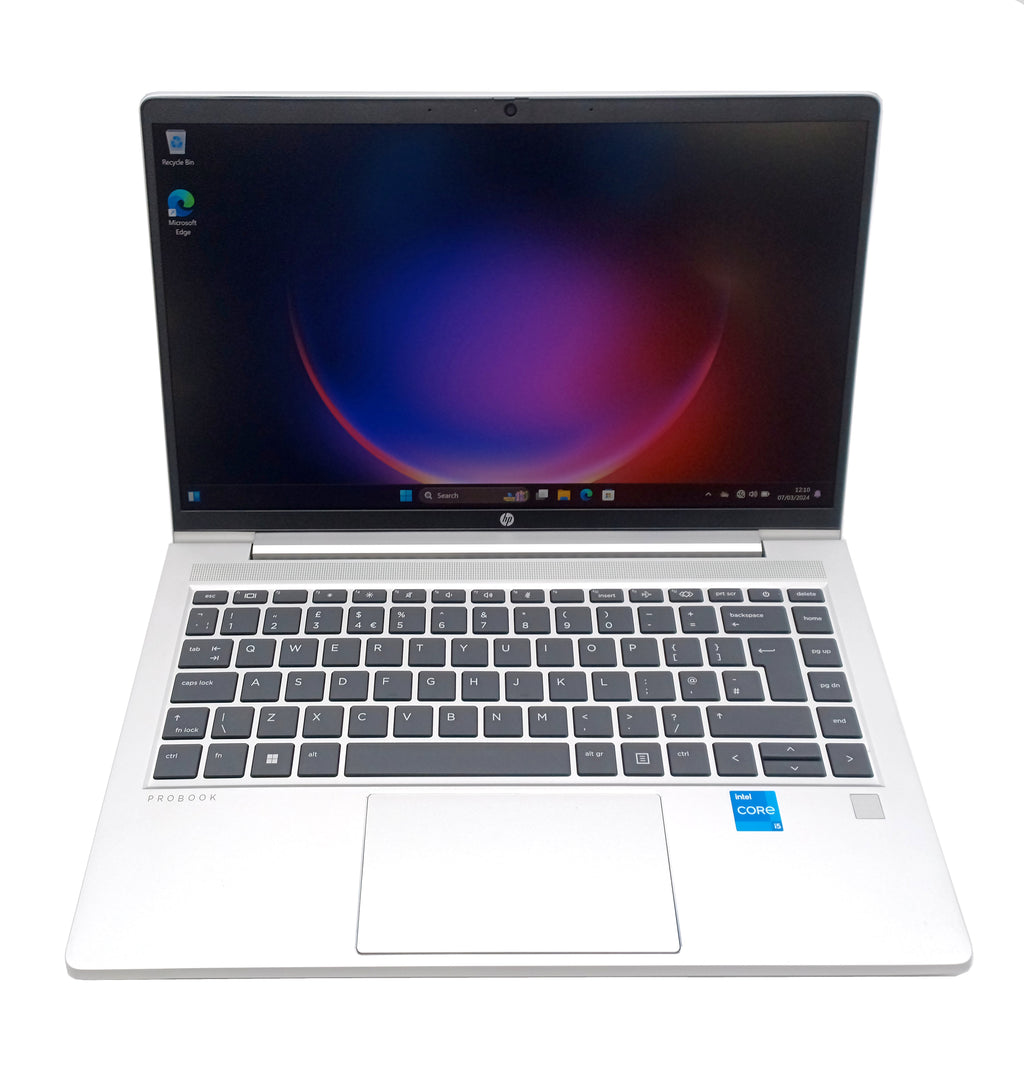 HP ProBook 440 G9 Laptop, 14" Core i5 12th Gen, 8GB RAM, 256GB SSD, Windows 11 (Grade C)