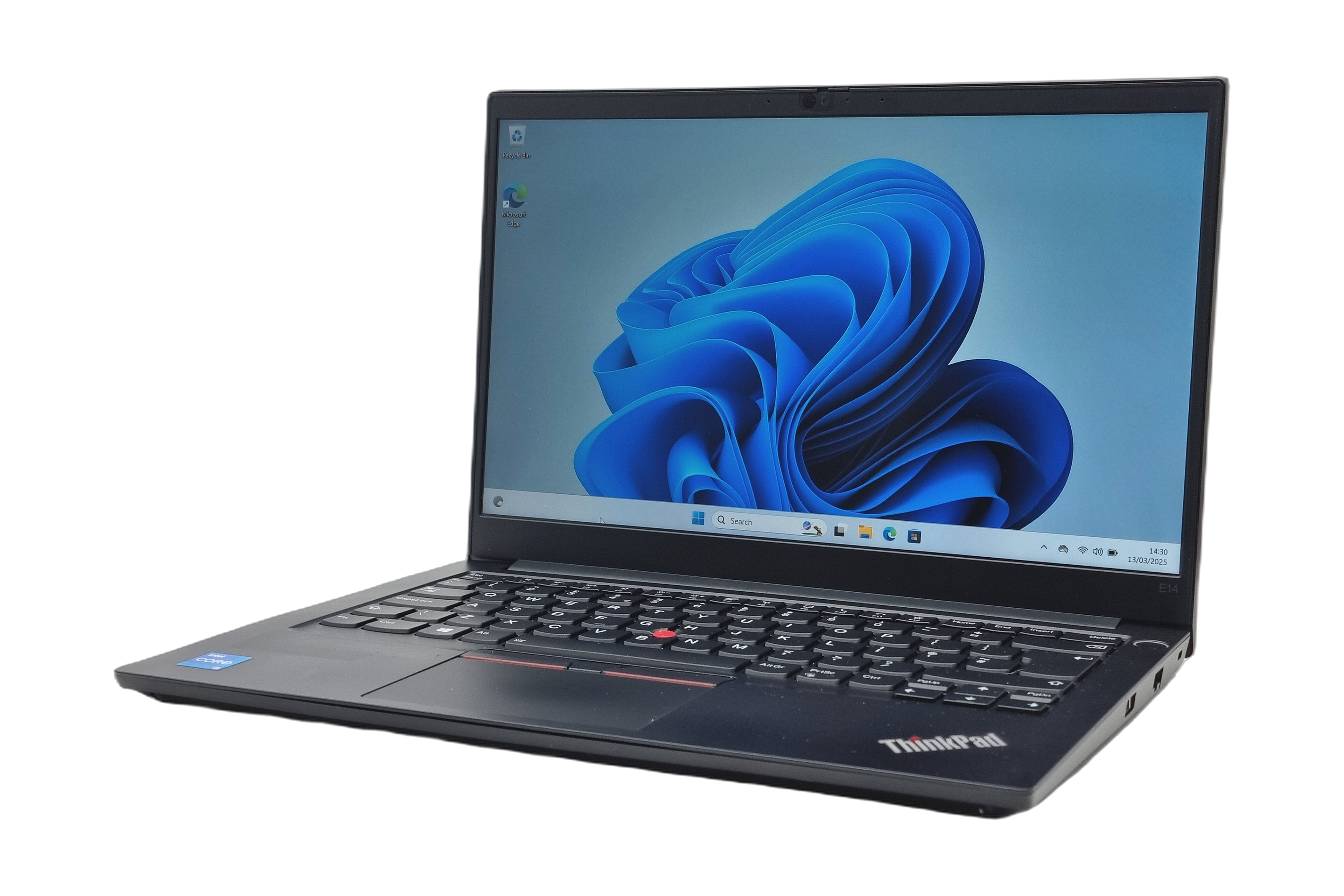 Lenovo ThinkPad E14 Gen 2 Laptop, 13.9" i5 11th Gen, 8GB RAM, 256GB SSD, Windows 11 (Grade C)