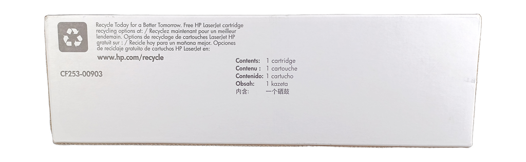 Genuine HP CF402X Yellow High-Yield Toner Cartridge 201X, Plain Box