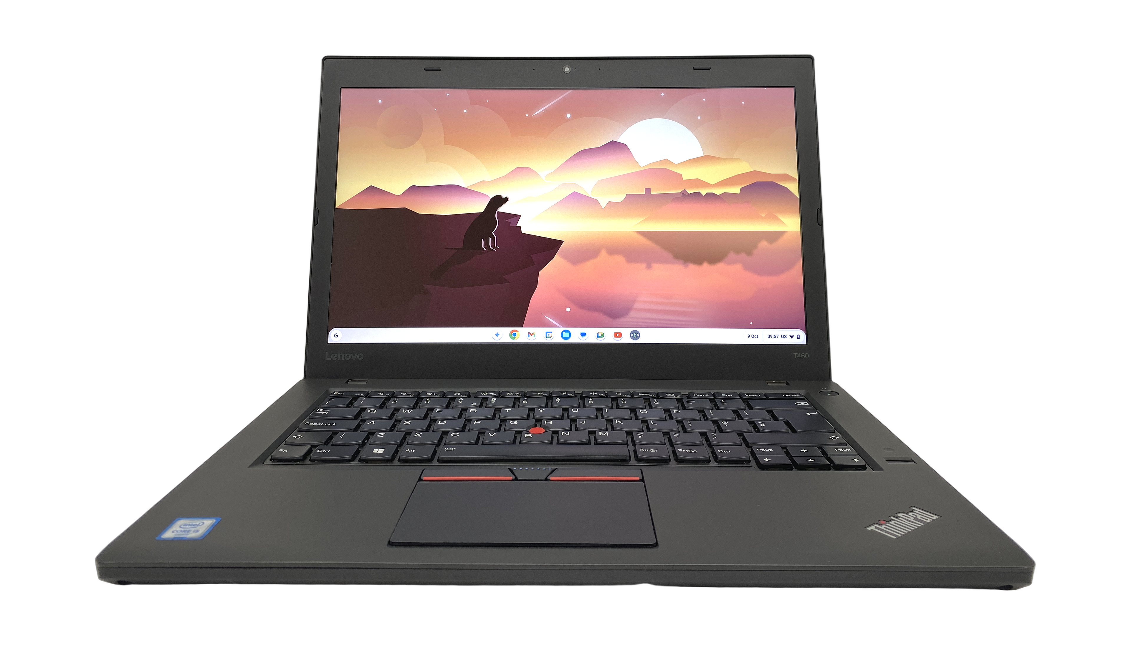 Lenovo ThinkPad T460 Laptop, 14" Core i5 6th Gen, 8GB RAM, 128GB SSD, Chrome OS