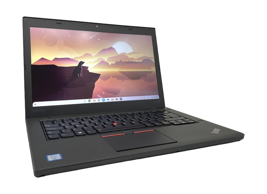 Lenovo ThinkPad T460 Laptop, 14" Core i5 6th Gen, 8GB RAM, 128GB SSD, Chrome OS