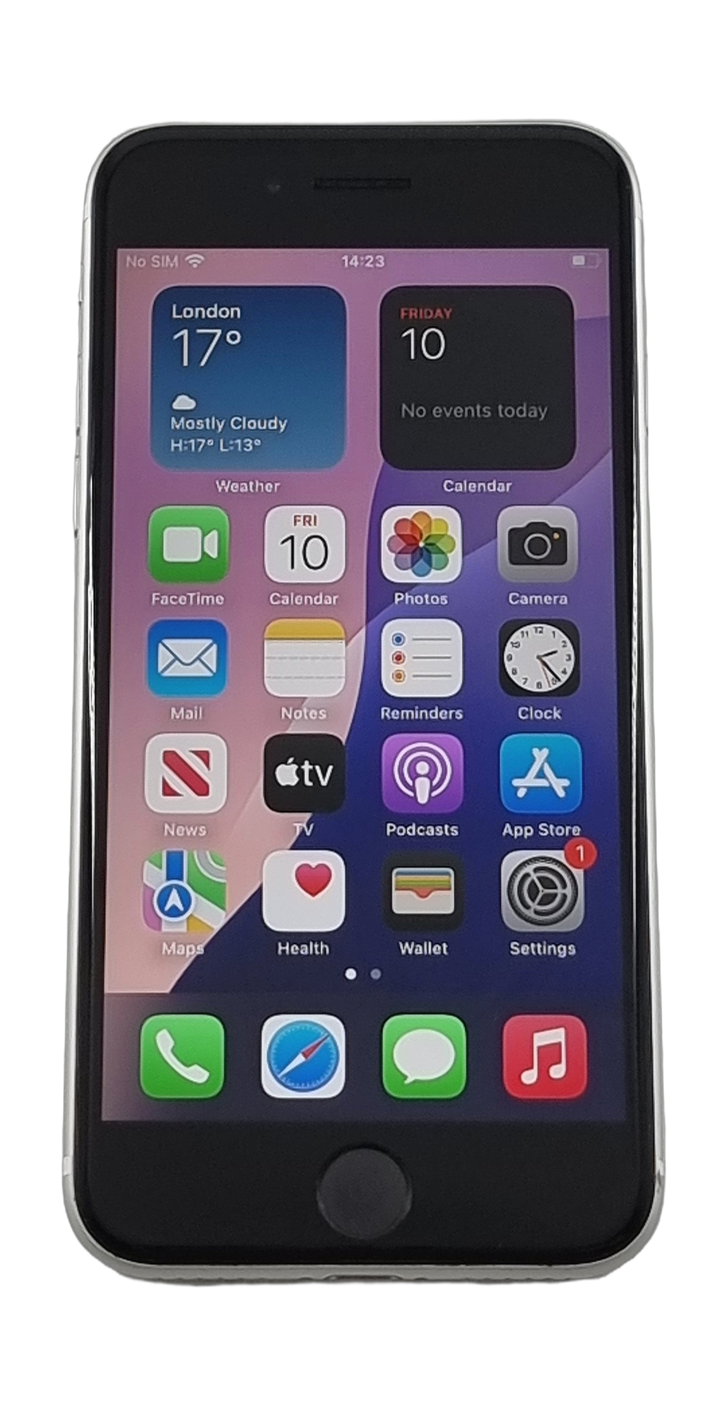 Apple iPhone SE Smartphone, 128GB, Network Unlocked, White, A2296