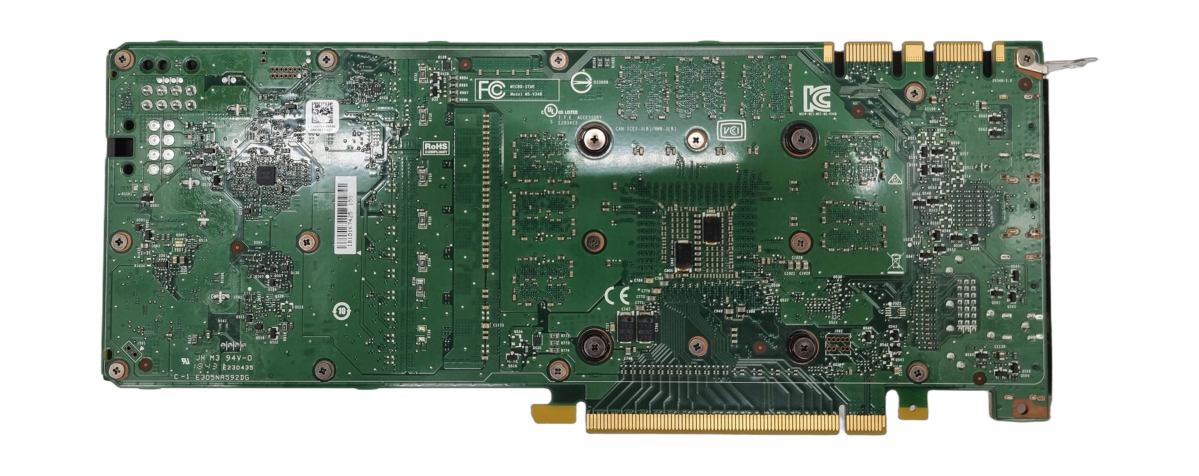 Dell XHY8P Nvidia GTX 1080 8GB Graphics Card 3 xDP 1x HDMI 1x Dual-Link DVI-D