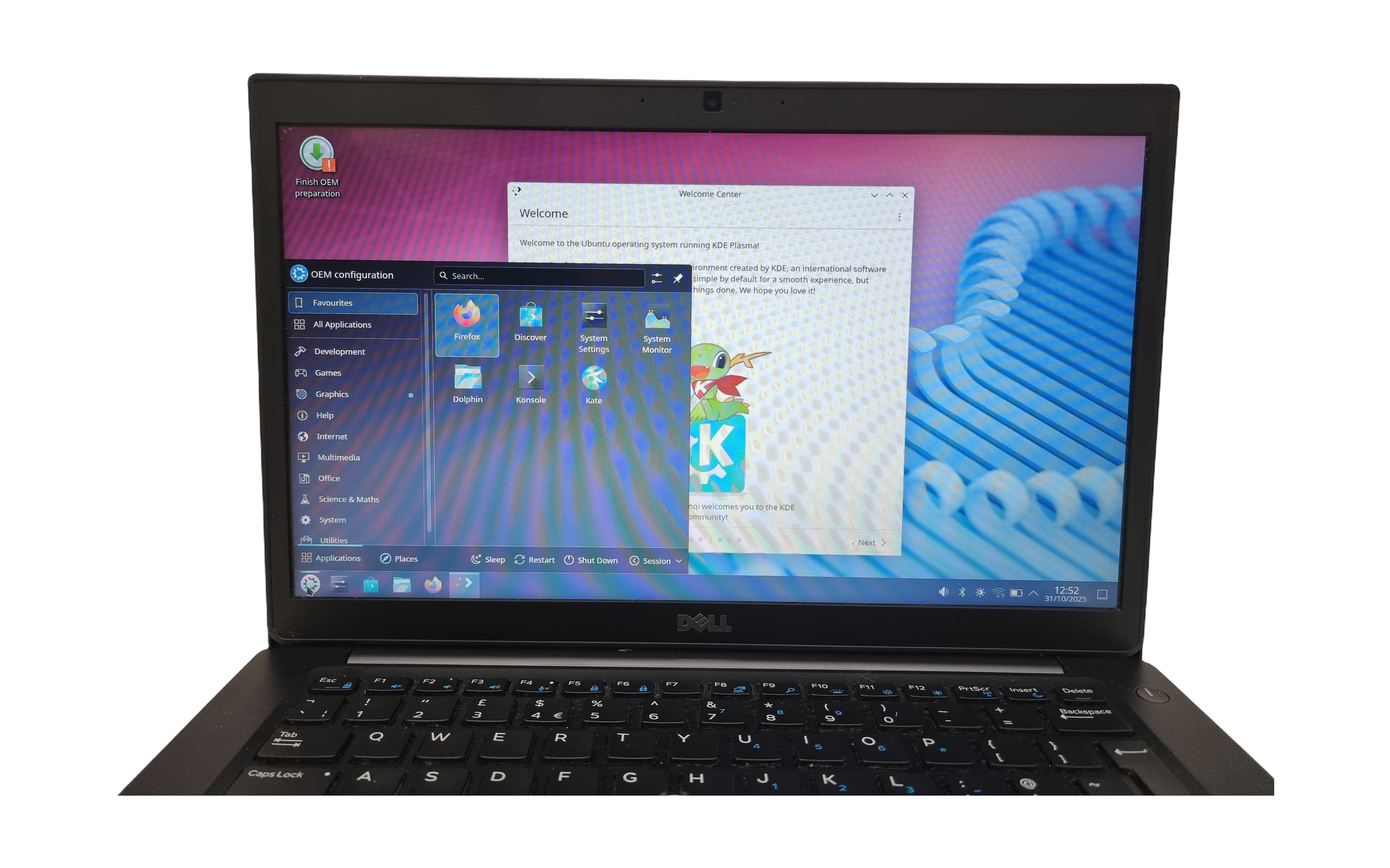 Dell Latitude 7480 Laptop, Core i5 6th Gen, 8GB RAM, 128GB SSD, Kubuntu Linux