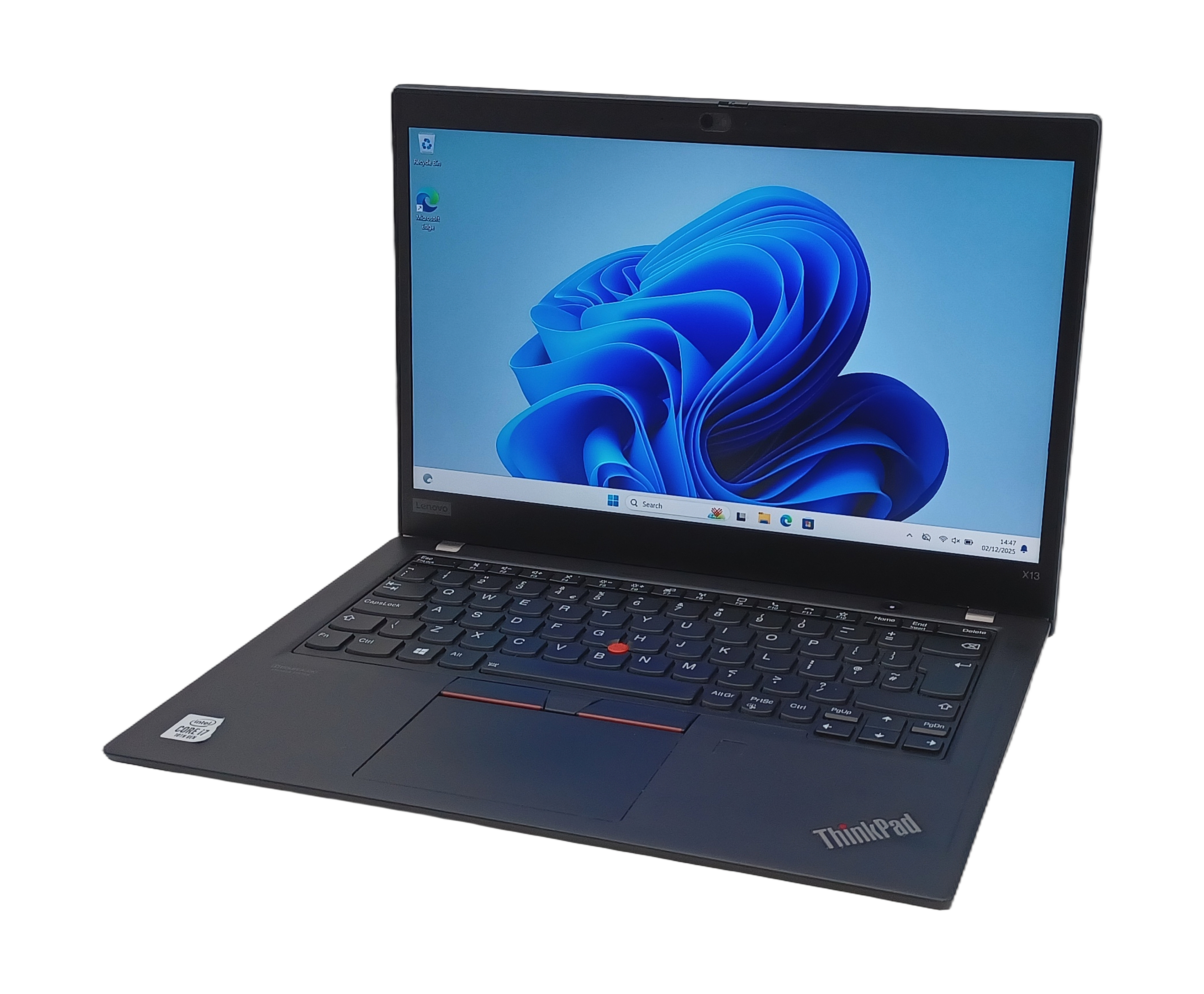 Lenovo ThinkPad X13 Laptop, 13.3" i7 10th Gen, 16GB RAM, 256GB SSD, Win 11