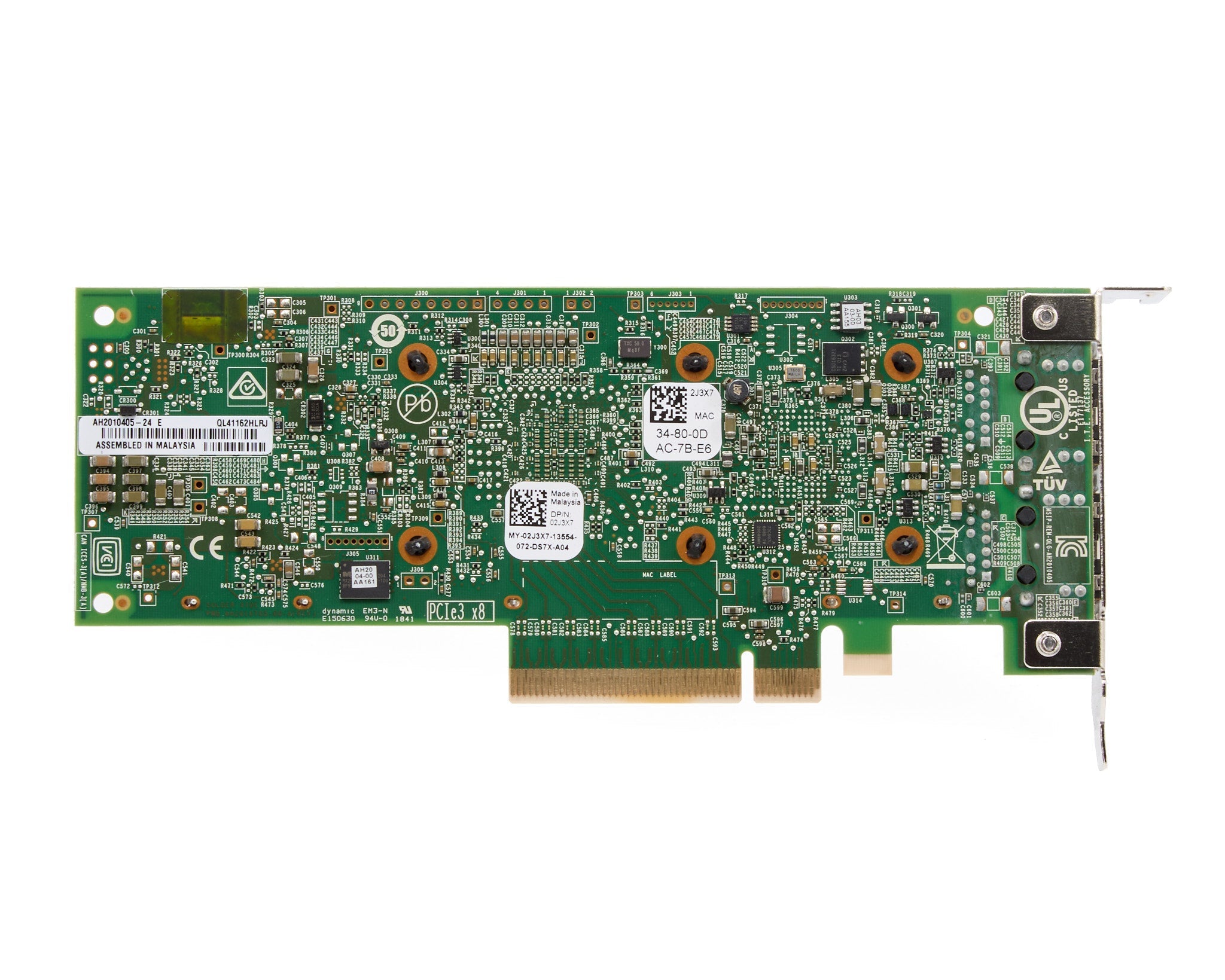 Dell QLogic QL41162 Dual Port 10GB RJ45 CNA Low Profile