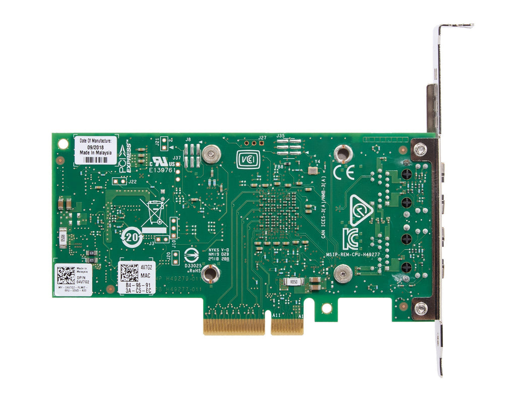 Dell Intel Ethernet X550 Dual 10GB RJ45 Full Height