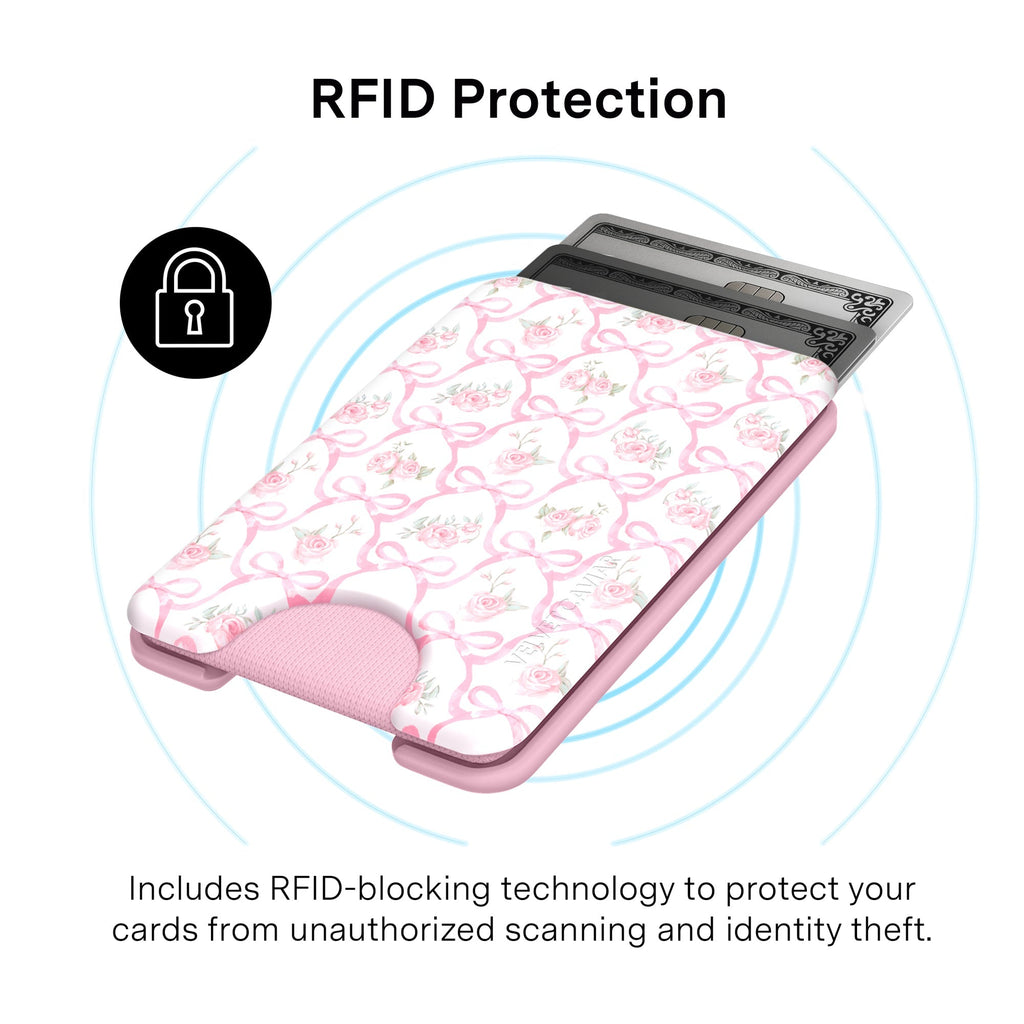 Lovely Pink Bows MagSafe Wallet