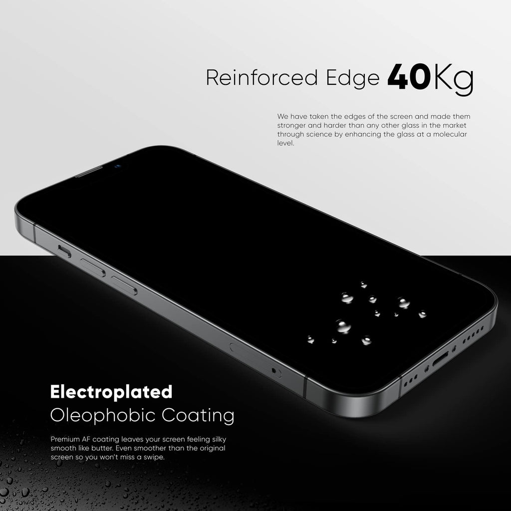 NanoArmour ONETIME PRO Privacy Anti Reflective 3D Infinity Edge – iPhone 17 Series