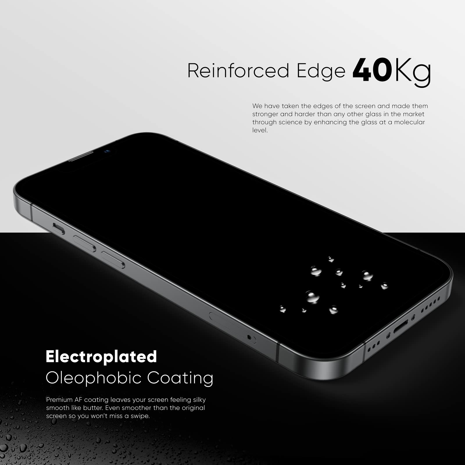 NanoArmour ONETIME PRO Privacy Anti Reflective 3D Infinity Edge – iPhone 17 Series