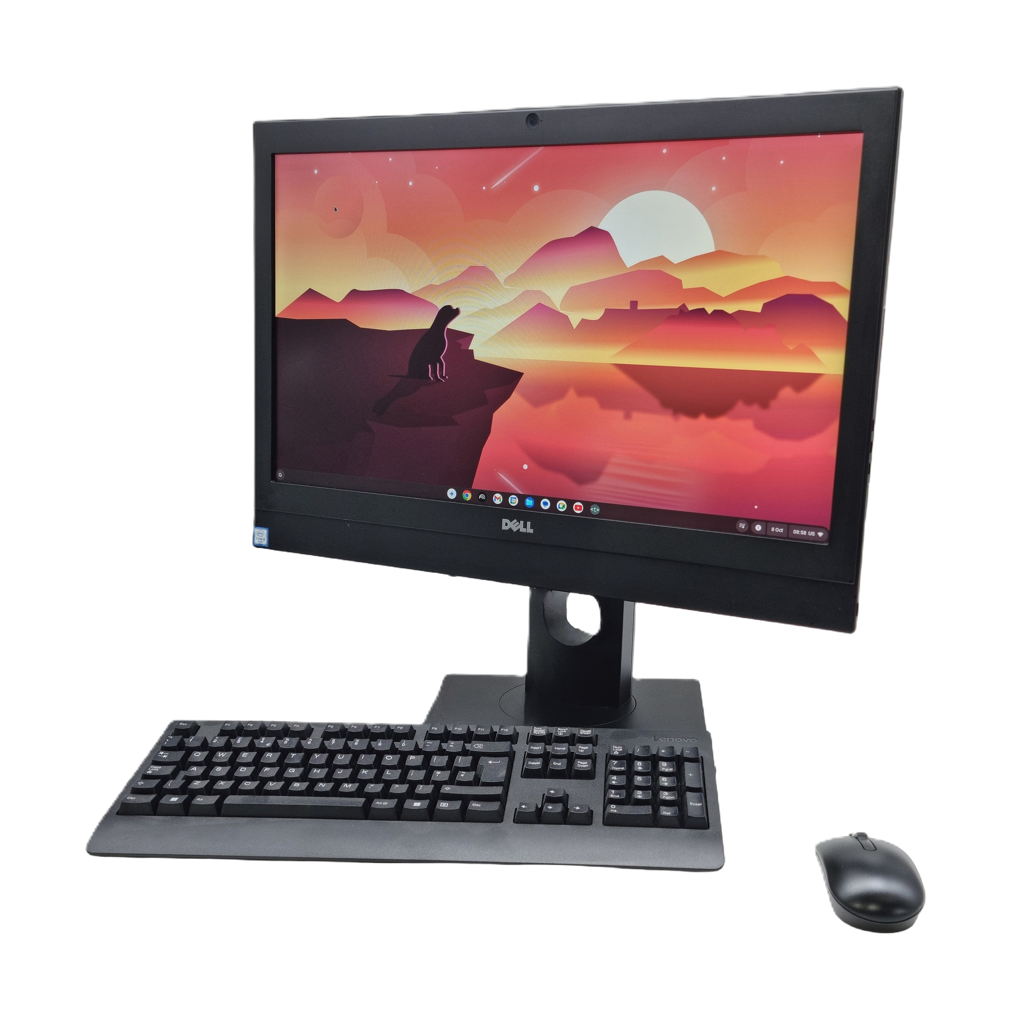 Dell OptiPlex 7450 AiO, 23" Touch, Core i5 7th Gen, 8GB RAM, 128GB SSD, ChromeOS