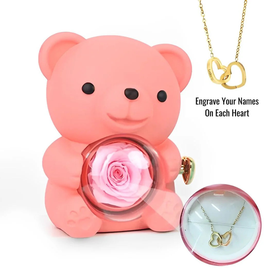 Bear Heart Necklace