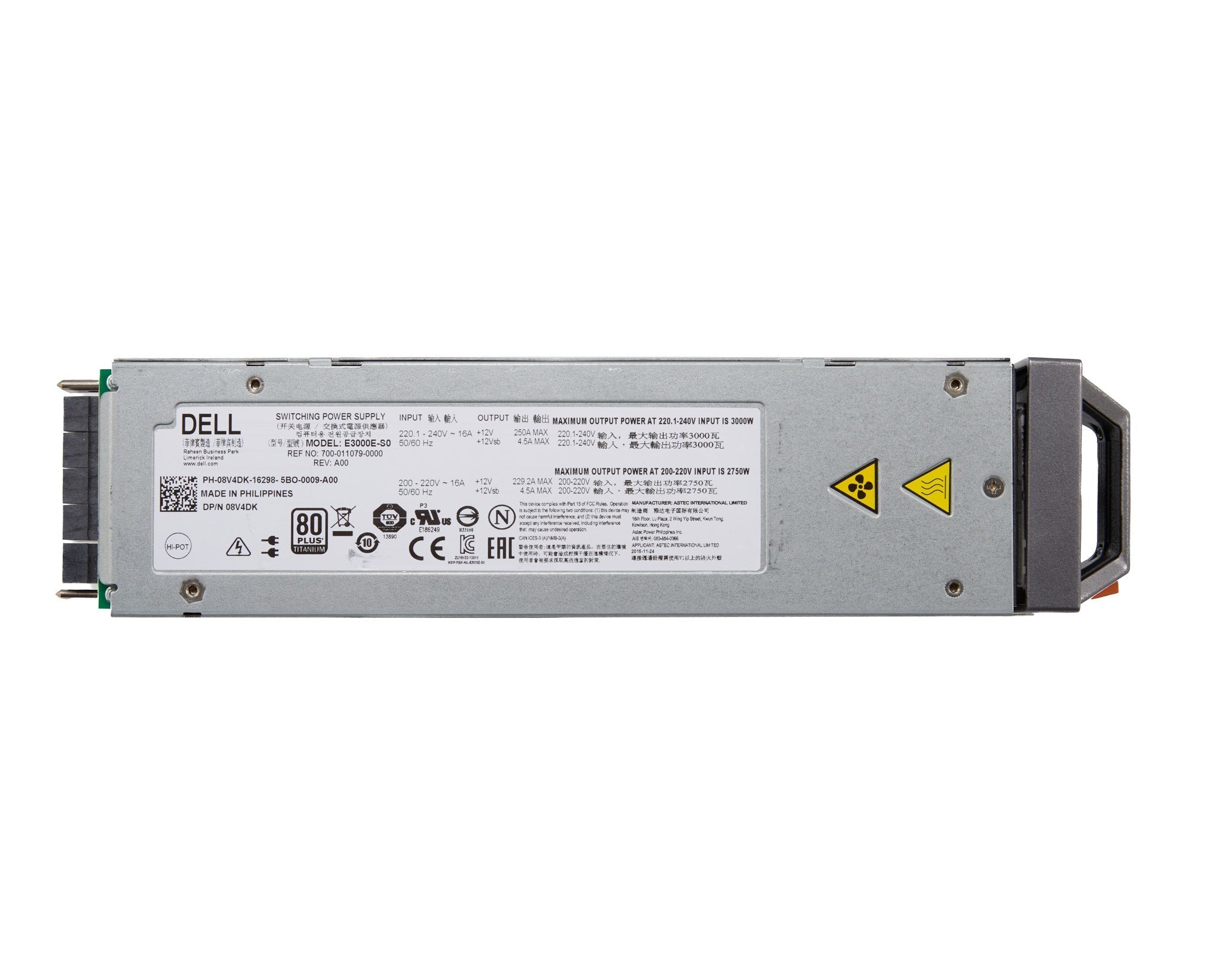 Dell PowerEdge M1000E Redundant Power Supply 3000W