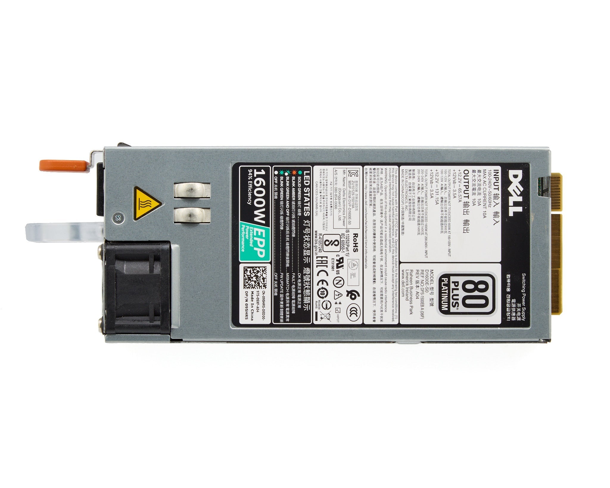 Dell 1600W Power Supply for 13G & 14G
