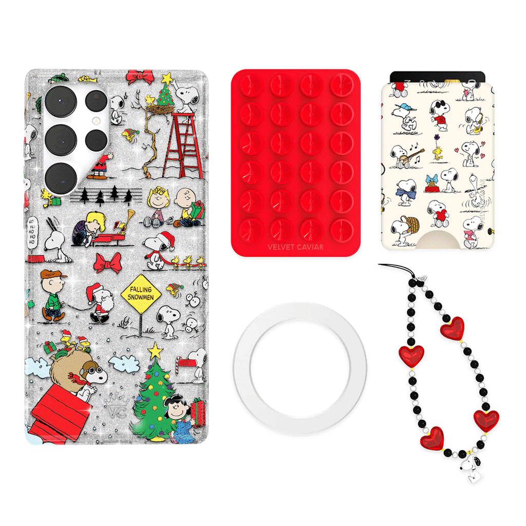 Snoopy Christmas Glitter Galaxy Bundle Set - Wallet