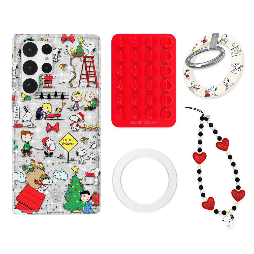 Snoopy Christmas Glitter Galaxy Bundle Set - Grip