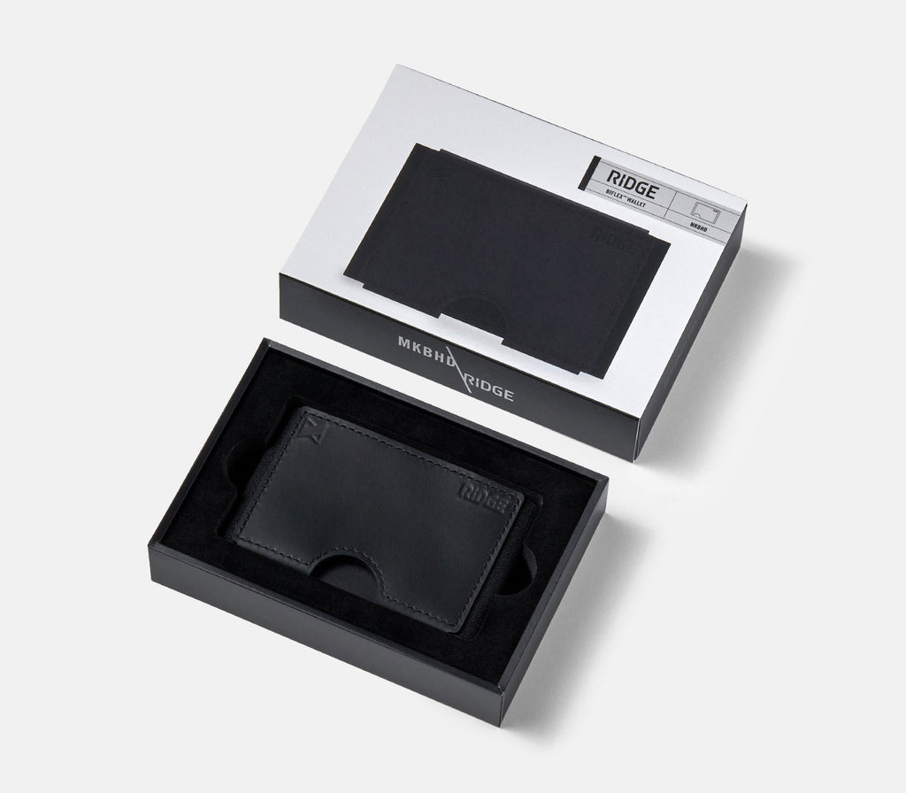 Ridge Biflex - MKBHD - Midnight Black Leather