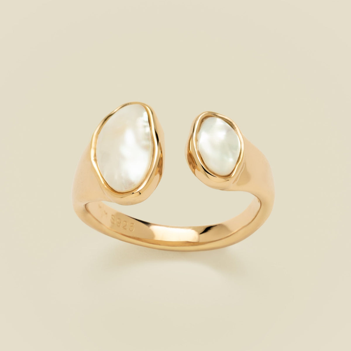 Baroque Pearl Statement Ring