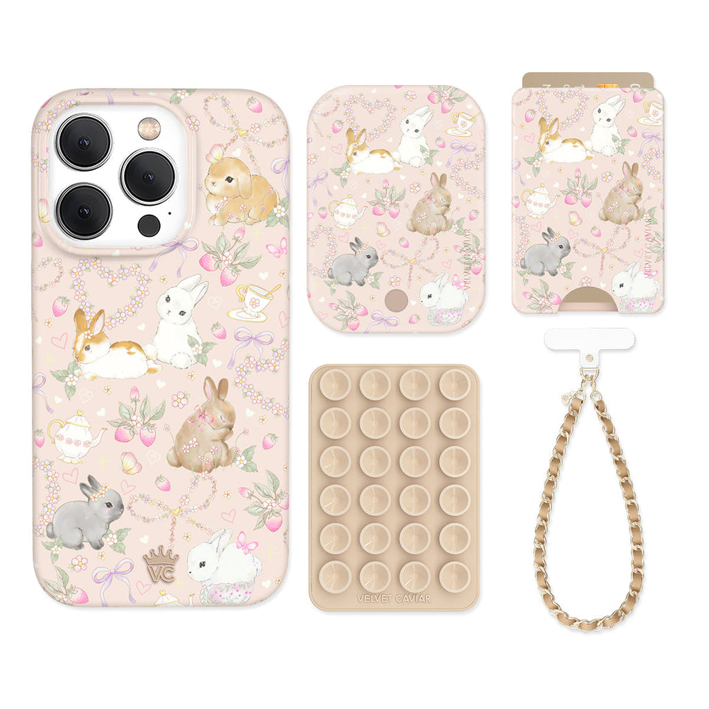Bunnies & Bows iPhone Bundle Set - Wallet