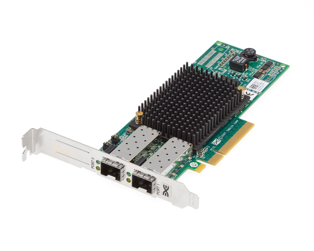 Dell Emulex LPE12002-E Dual Port 8GB Fiber Channel SFP+ HBA Full Height