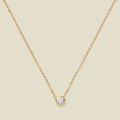 CZ Poppy Solitaire Necklace