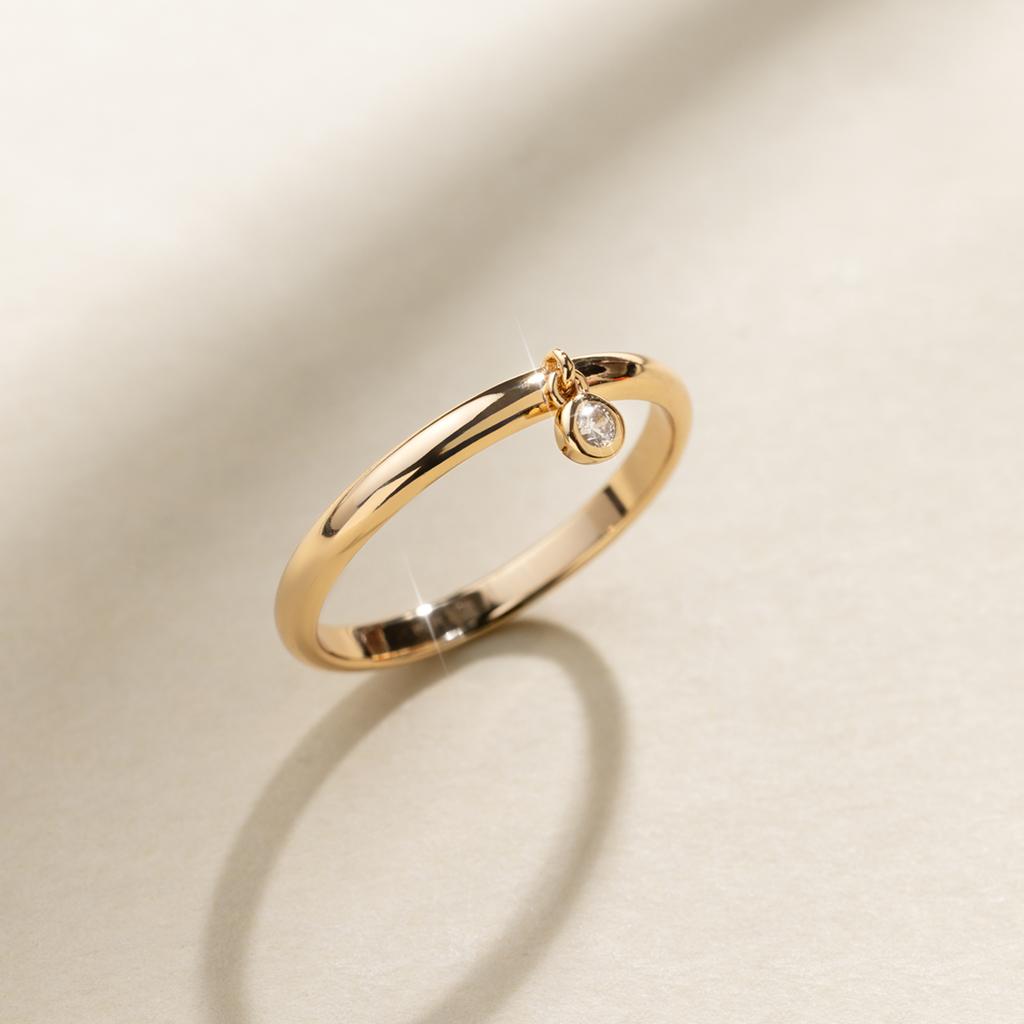 CZ Poppy Drop Ring | Final Sale - Image 3