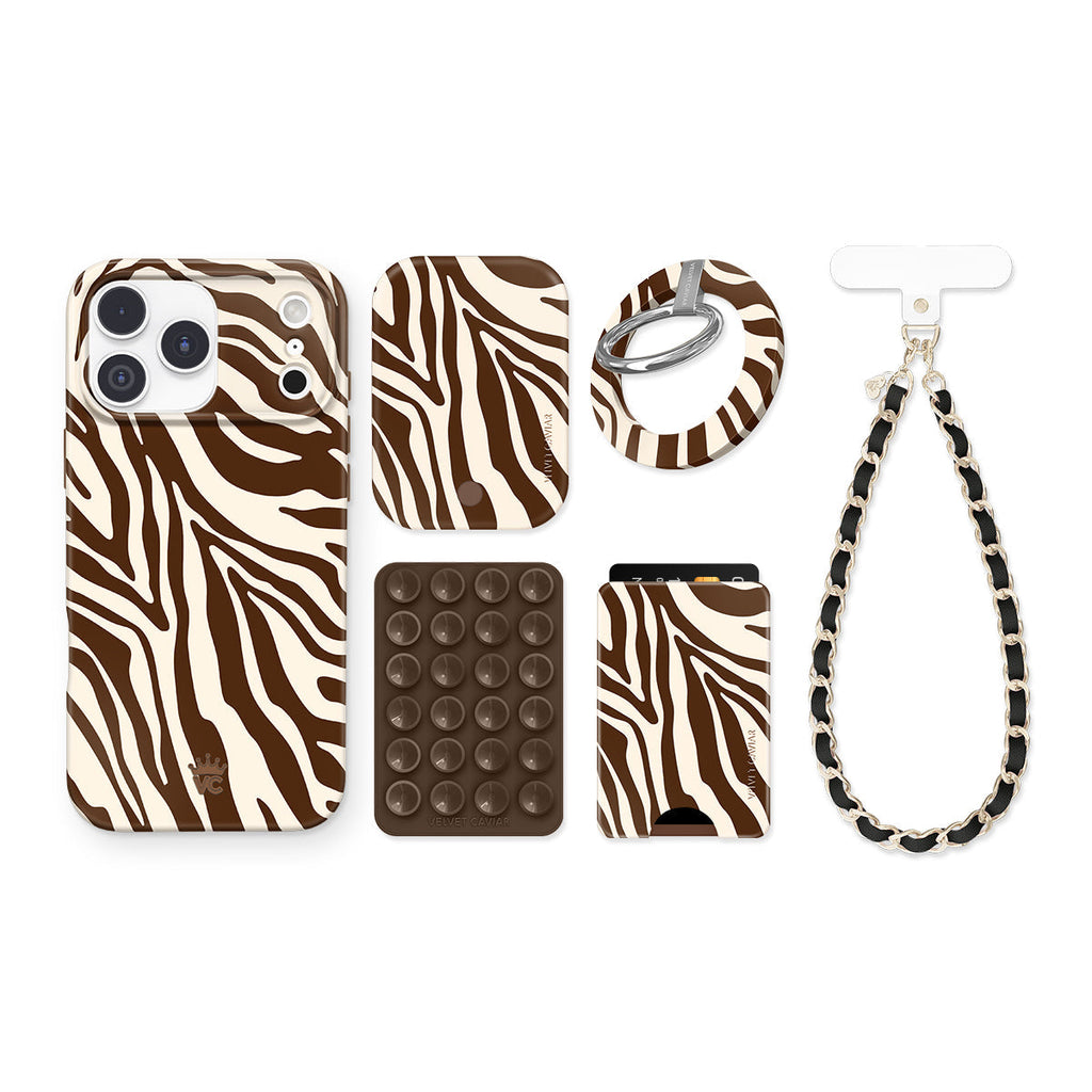 Coco Zebra iPhone Bundle Set