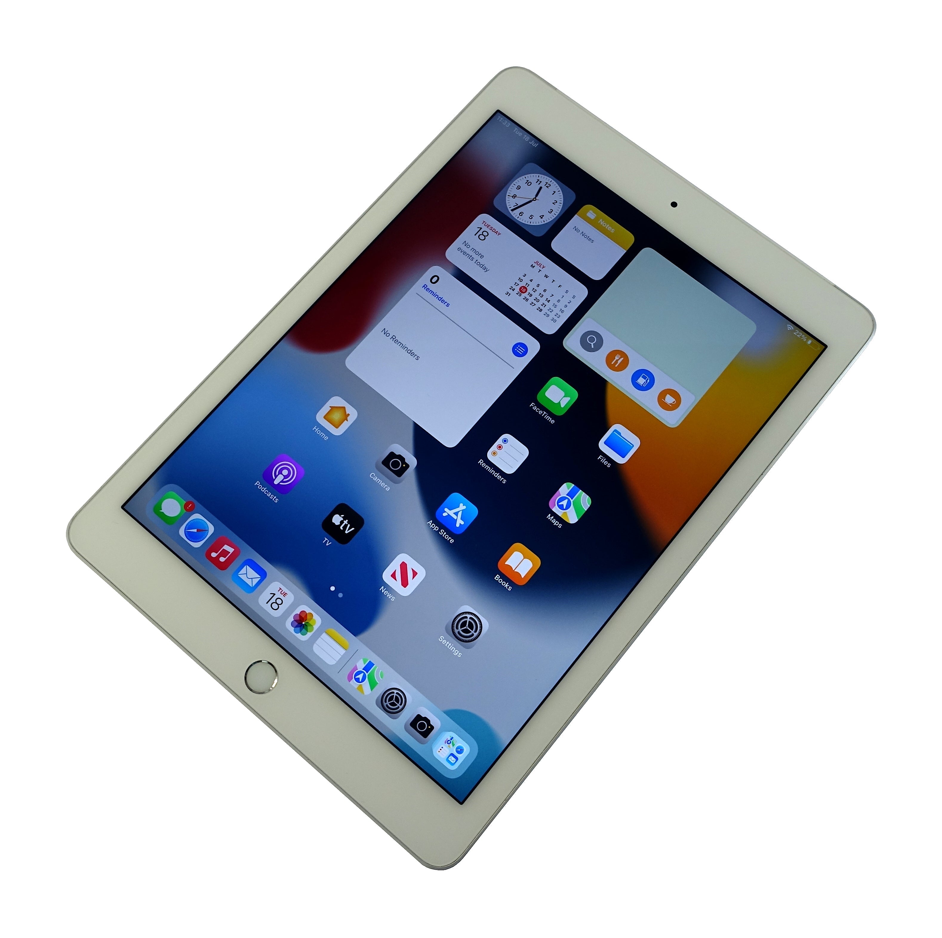 Apple iPad Air 2 Tablet, 64GB, WiFi + GSM-Vodafone, Silver, A1567