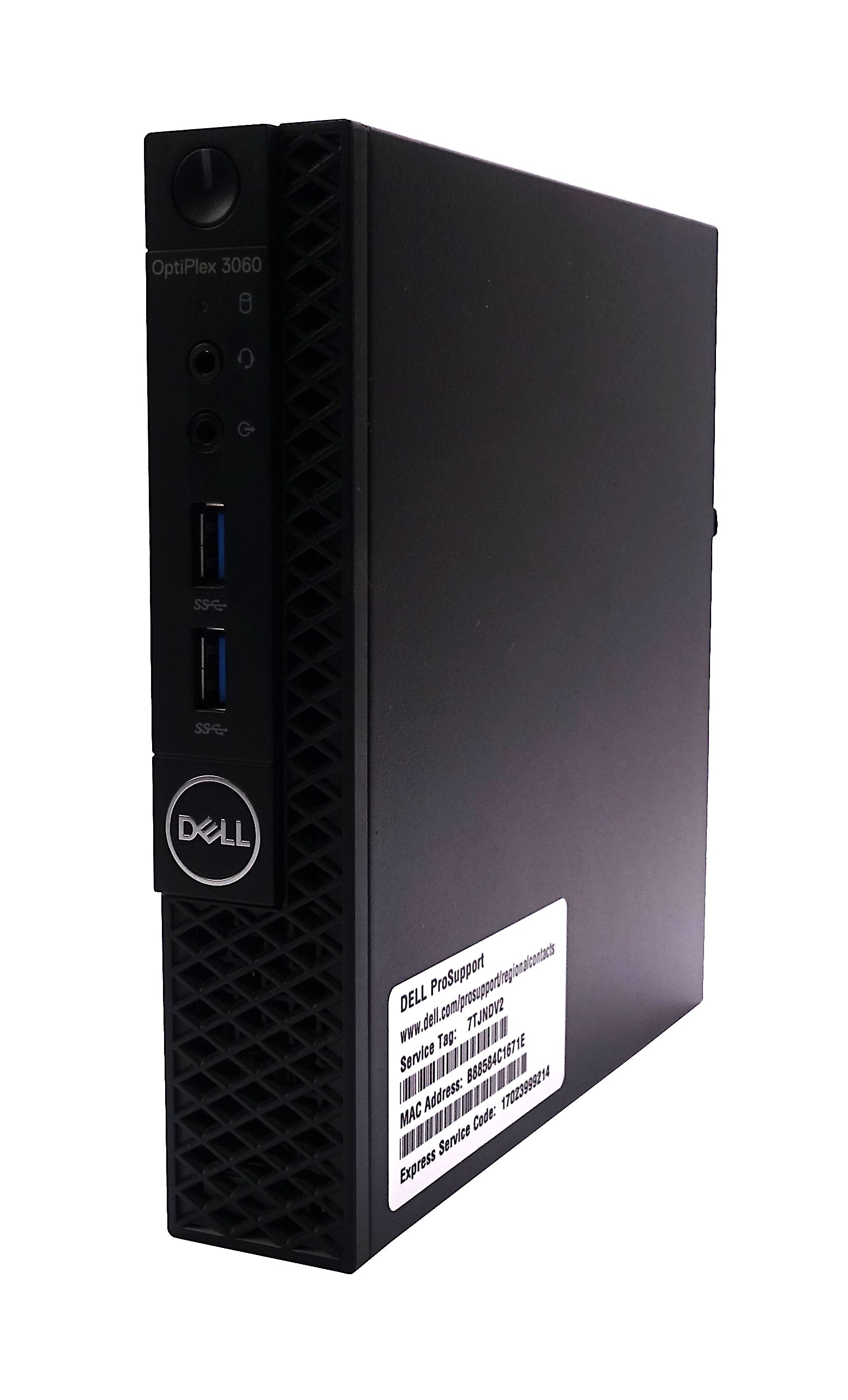 Dell OptiPlex 3060 Micro PC, Core i7 8th Gen, 8GB RAM, 256GB SSD, Windows 11