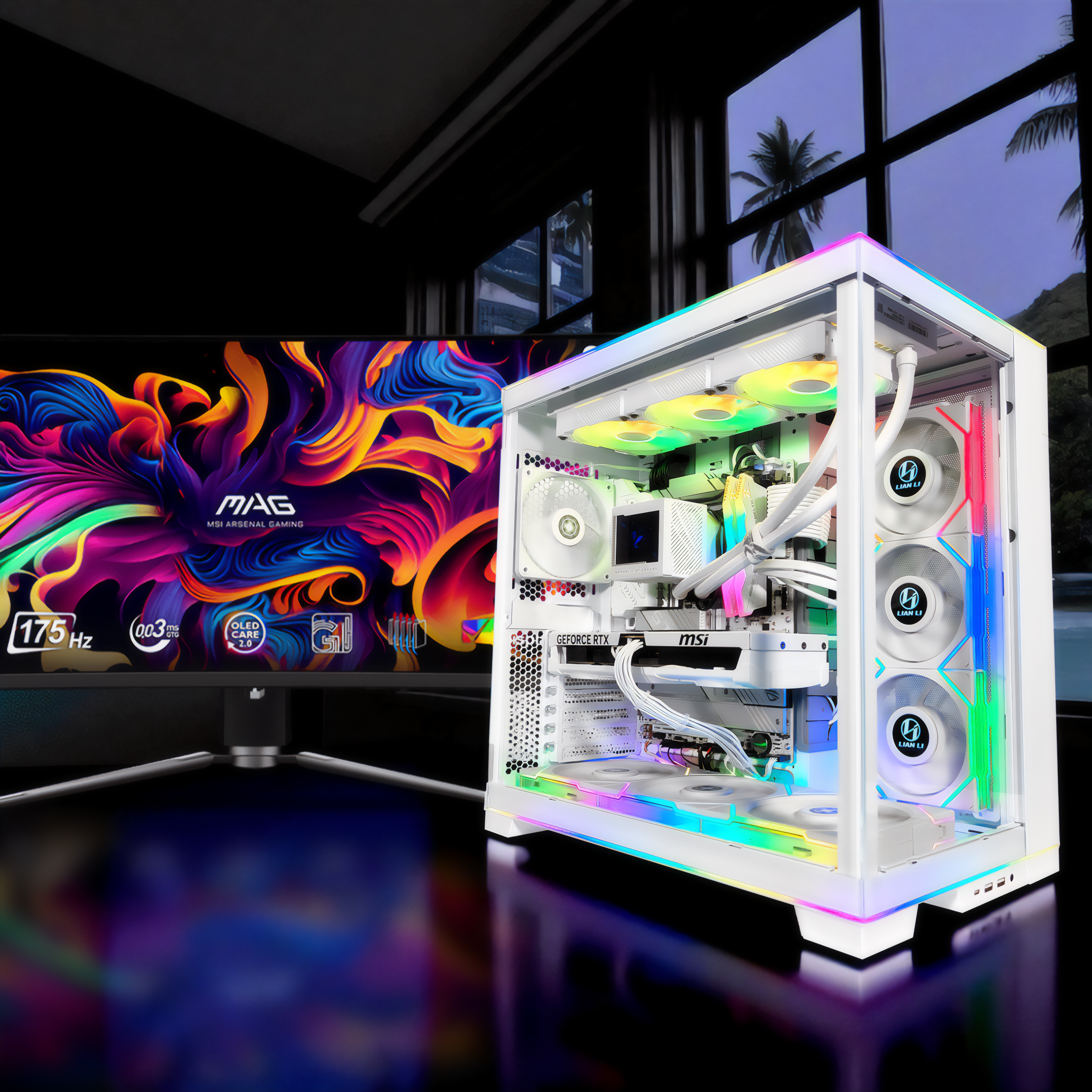 EVO O11D Ghost Ultimate Ready to Ship Gaming PC