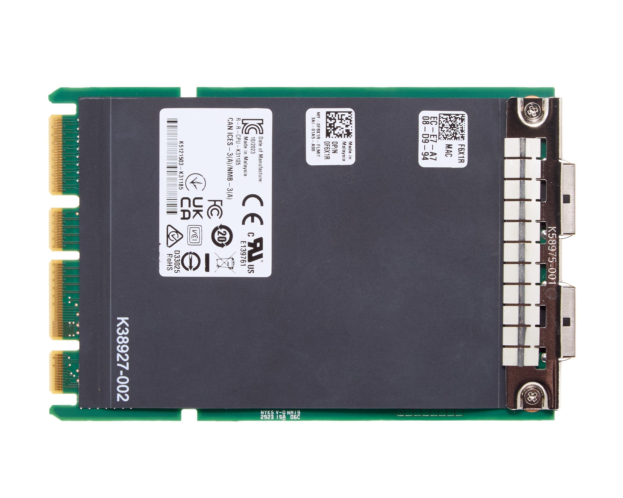 Dell Intel X710-T2L Dual Port 10GB RJ45 OCP 3.0