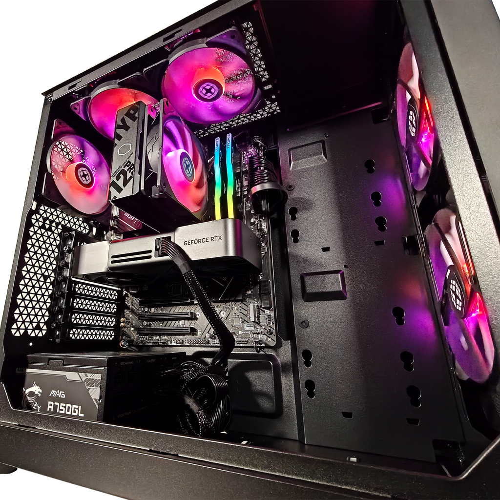 Core Flight AMD 1080P Dual Display Simulator PC