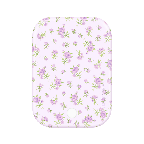 Dainty Lilac Floral MagSafe Battery Power Pack