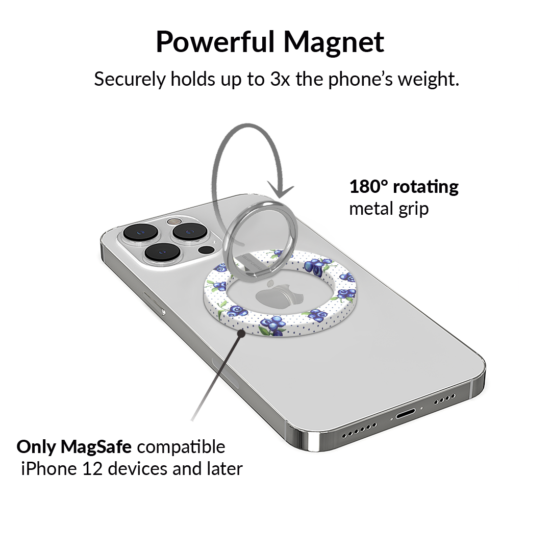 Blueberry Baby MagSafe Grip Ring