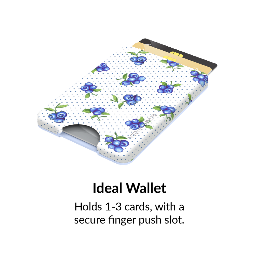 Blueberry Baby MagSafe Wallet