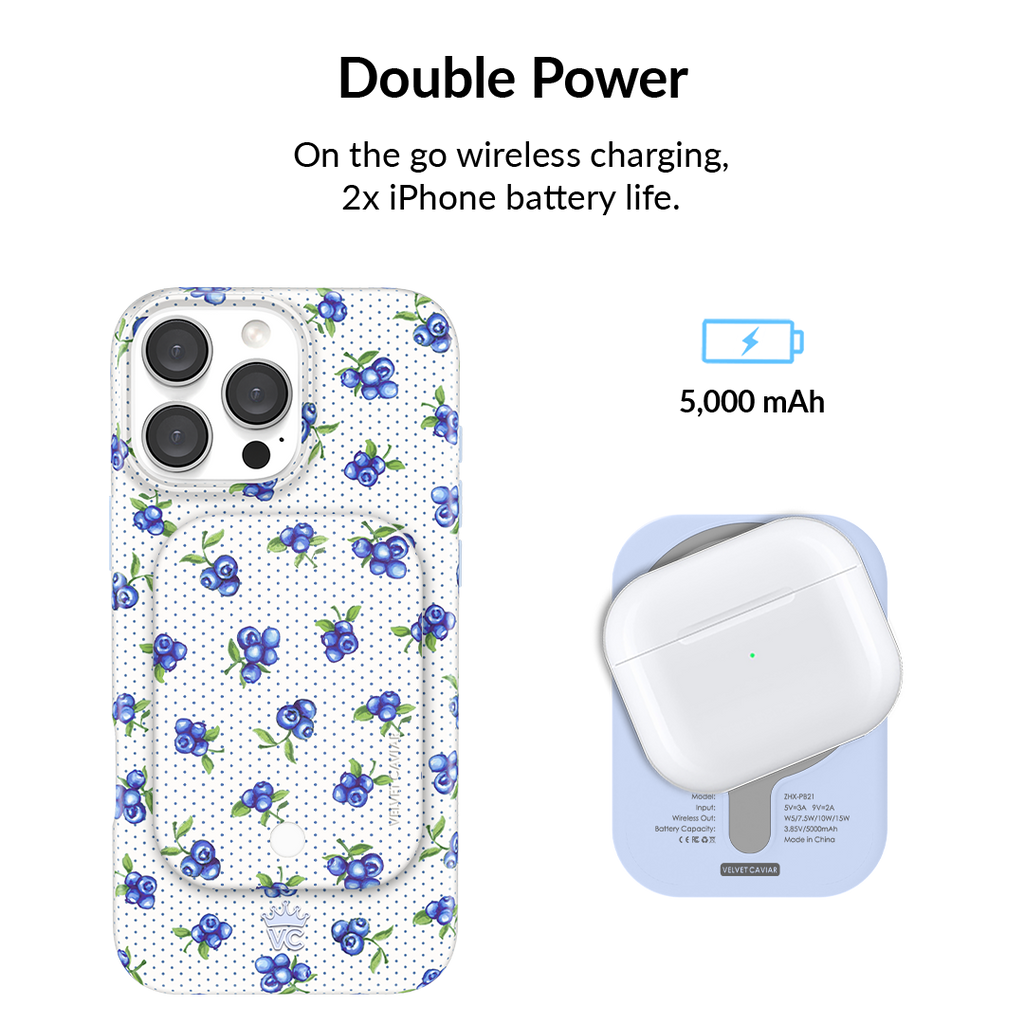 Blueberry Baby MagSafe Battery Power Pack