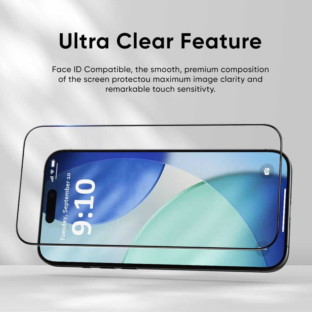 NanoArmour ONETIME 2-Pack Ultra Clear Infinity Edge Case-Friendly – iPhone 17 Series