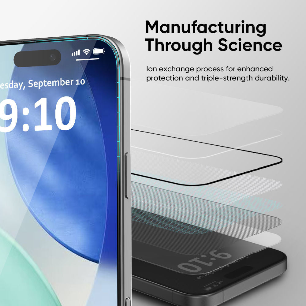 NanoArmour ONETIME PRO Anti Reflective PolarSpectra Infinity Edge Case-Friendly – iPhone 17 Series