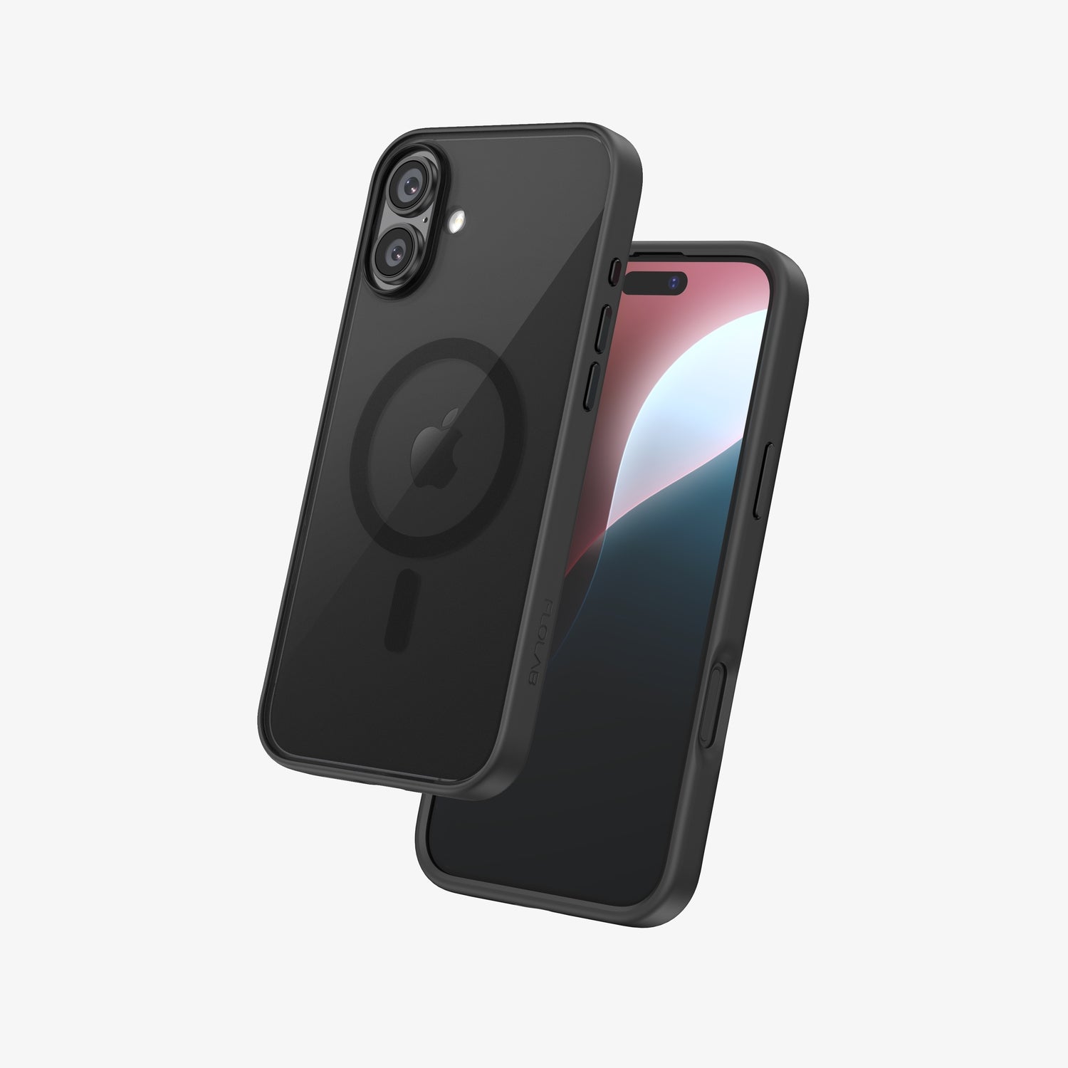 FLOLAB Surtect Tri-Fusion MagSafe Compatible Case – iPhone 16 Series (Stealth Black Clear)