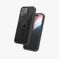 FLOLAB Surtect Tri-Fusion MagSafe Compatible Case – iPhone 16 Series (Stealth Black Clear)