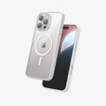 FLOLAB Surtect Tri-Fusion MagSafe Compatible Case – iPhone 16 Series (White Clear)