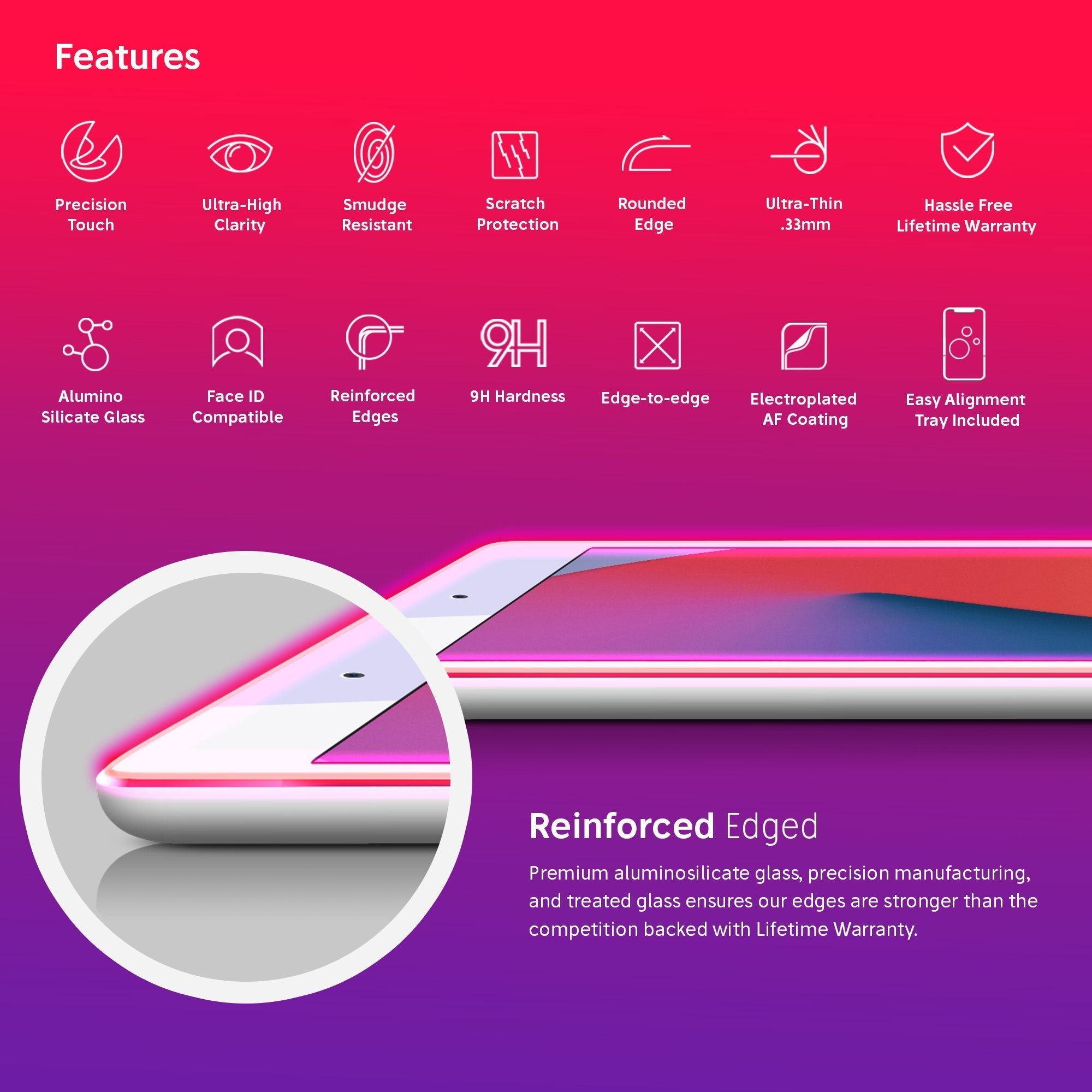 NanoArmour for iPad 8 Anti-Blue light Screen Protector (2020) 10.2-inch
