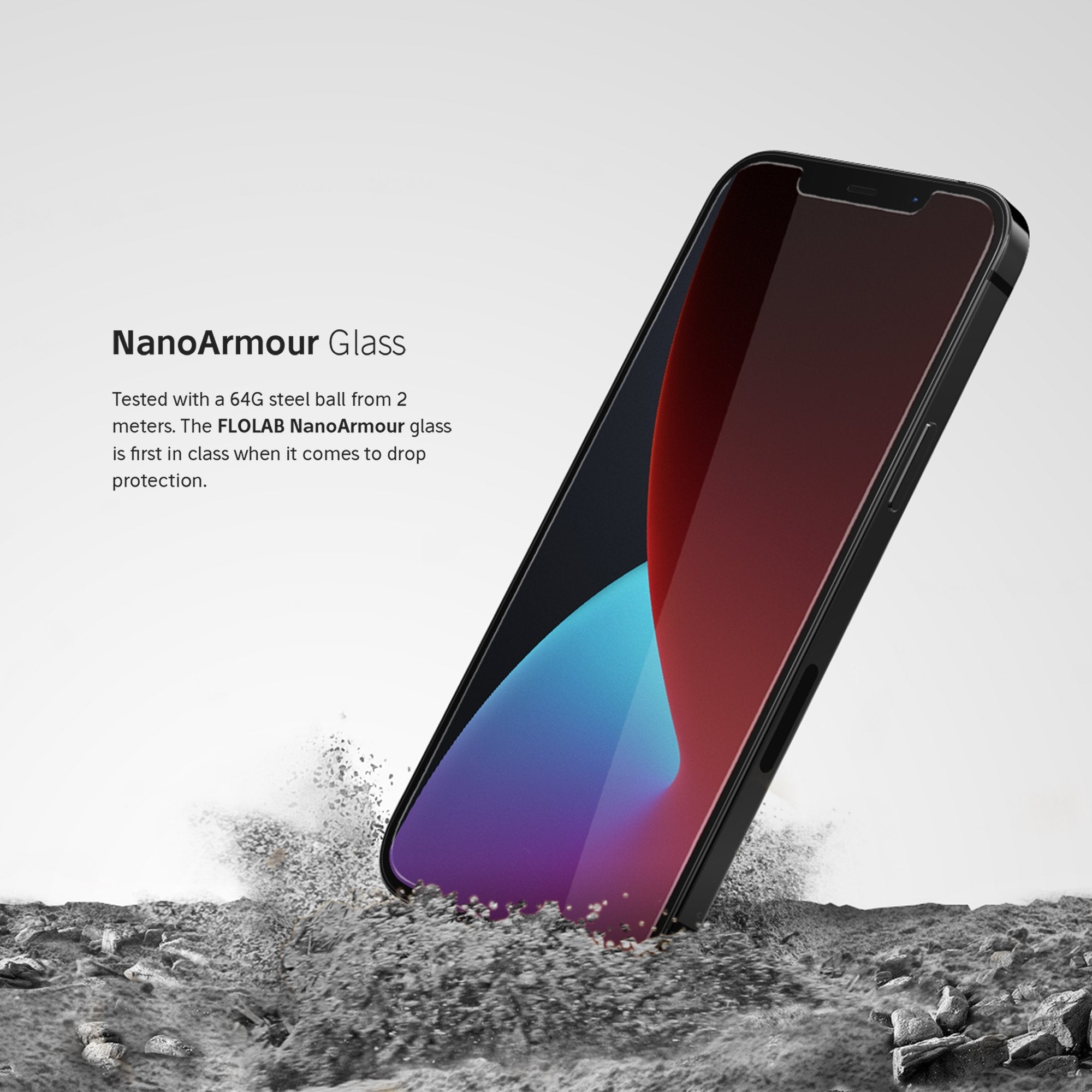 NanoArmour for iPhone 12 Best Screen Protector Case Friendly