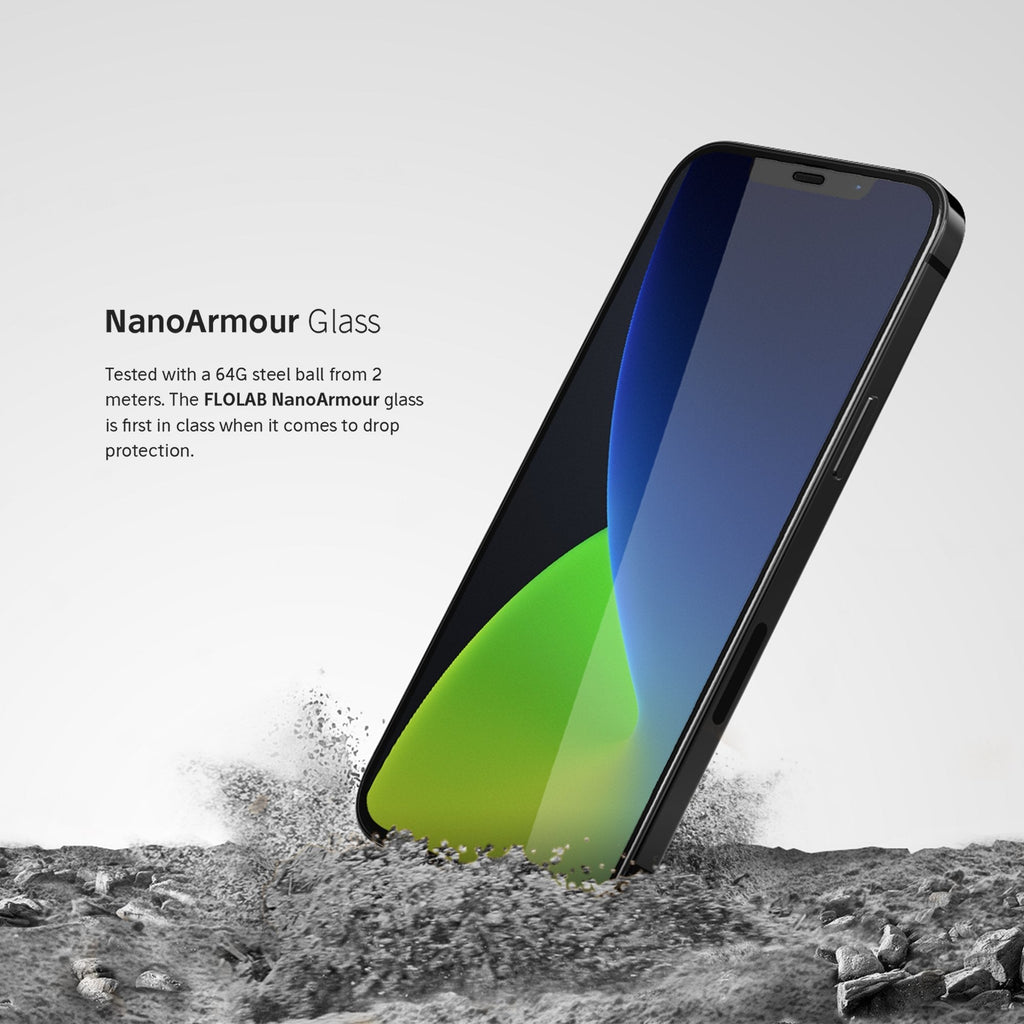 NanoArmour Best iPhone 12 Pro Screen Protector Edge-to-Edge