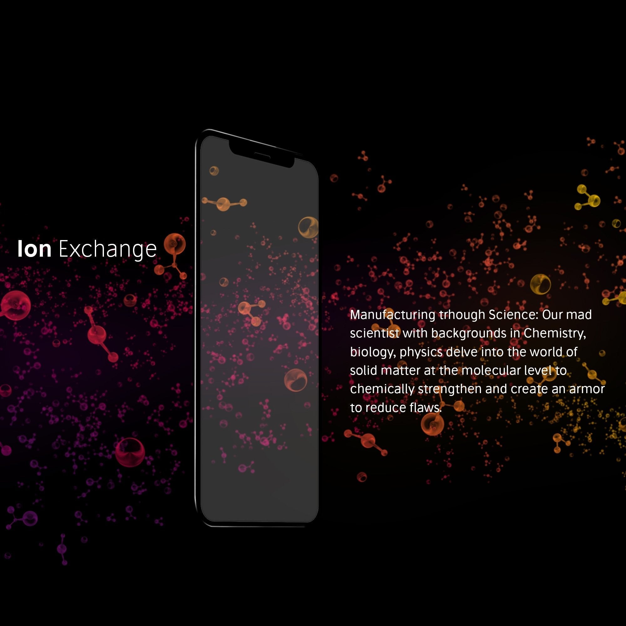 NanoArmour for iPhone XS Anti Glare Screen Protector Case Friendly