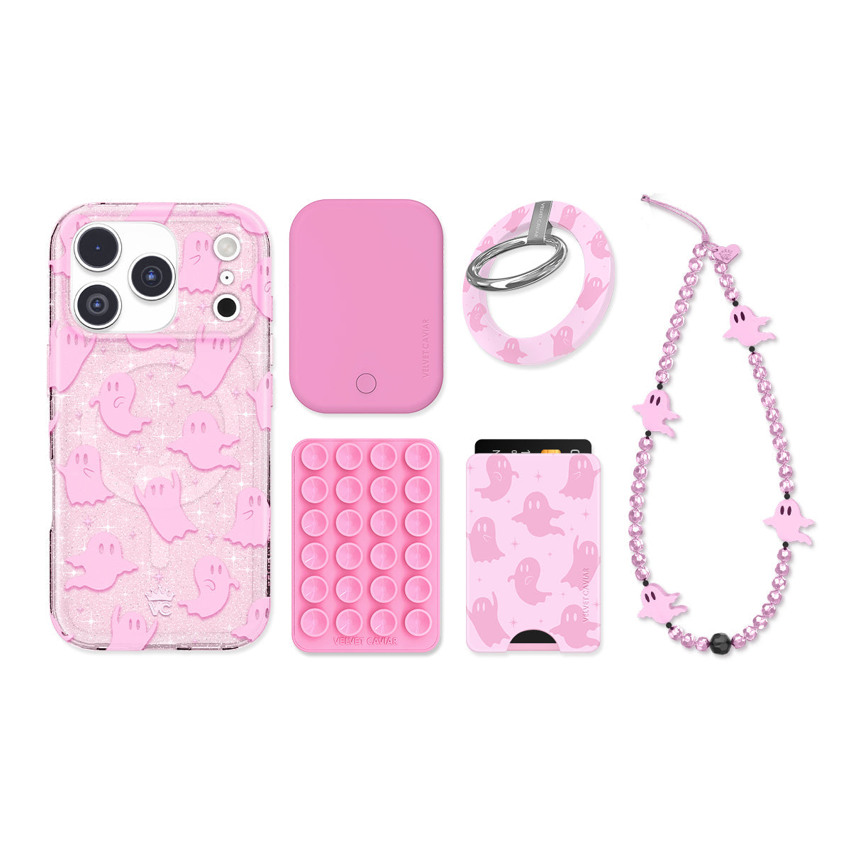 Ghosted Pink iPhone Bundle Set