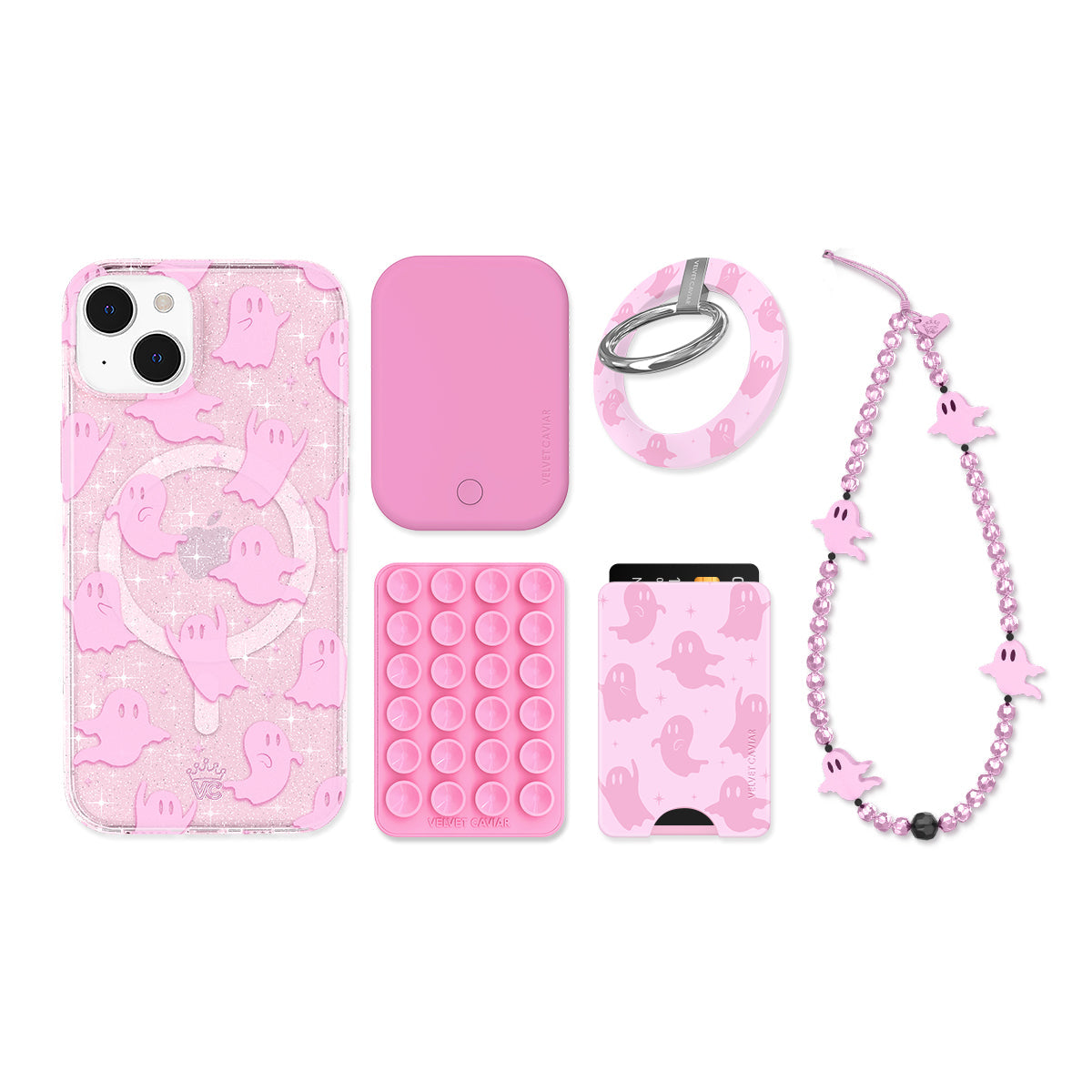 Ghosted Pink iPhone Bundle Set
