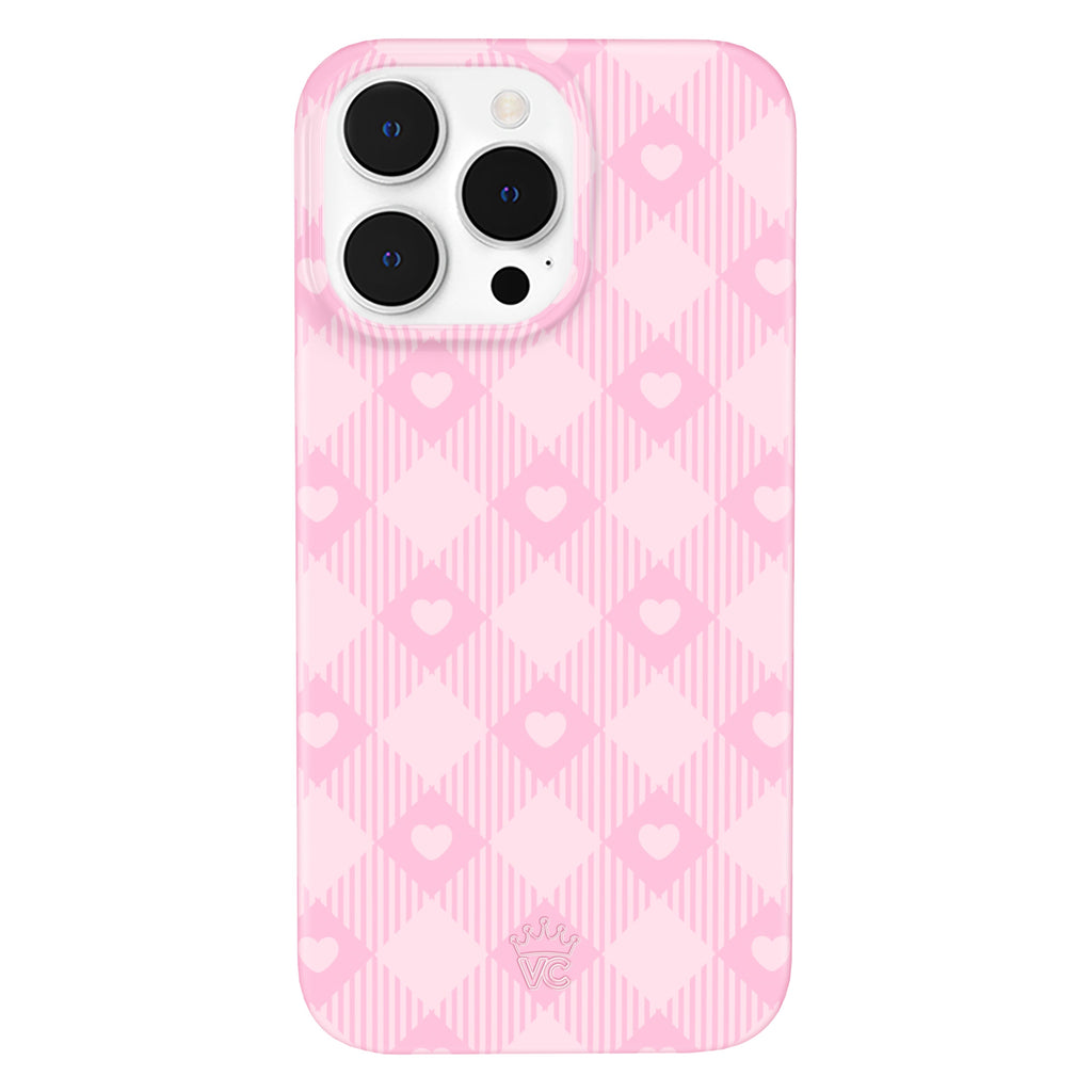 Dolly Pink Gingham iPhone Case