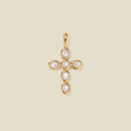 Mother of Pearl Cross Charm