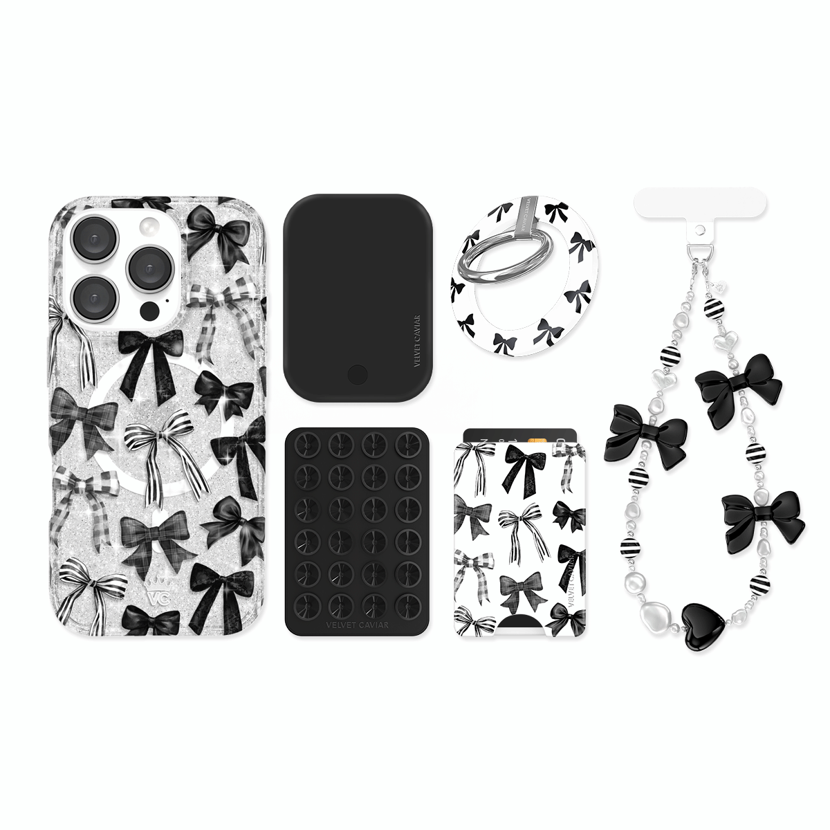 Gothic Bows iPhone Bundle Set
